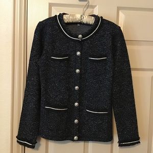 Sweater by Karl Lagerfeld in Cardigan style